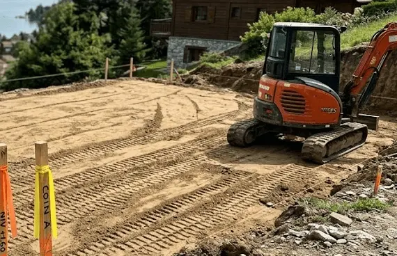 Terrassement chalet Talloires